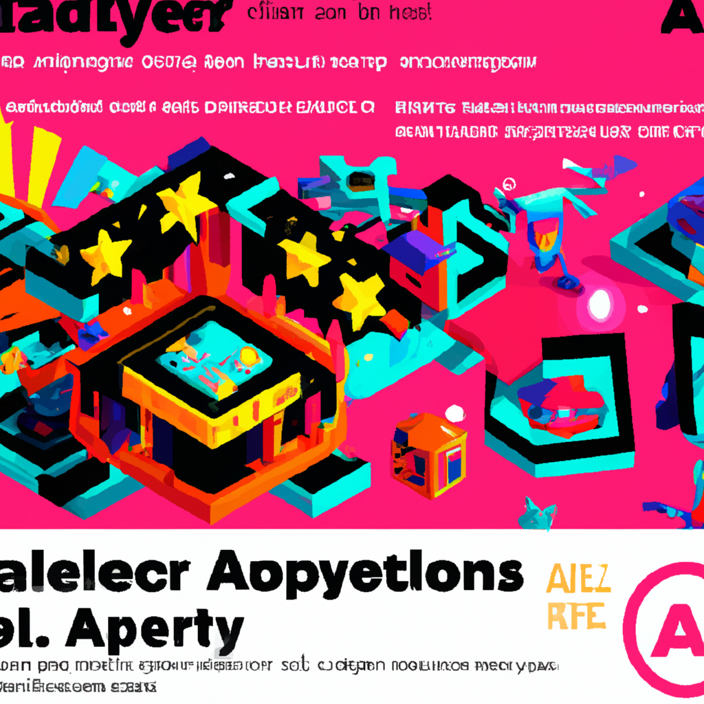 Level design screenshot with neon UI